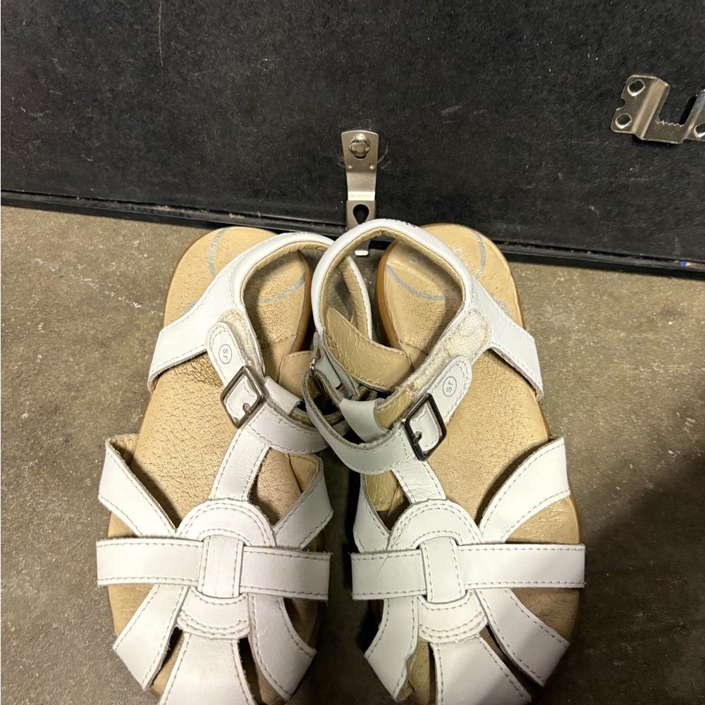 Stride Rite White Sandals Child 11